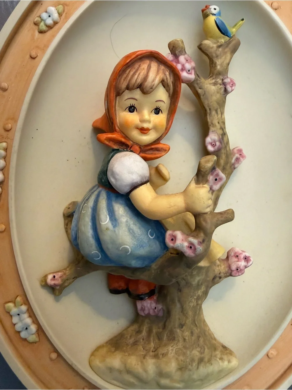 Hummel Apple tree boy and apple tree girl plates